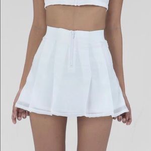 Nün Bangkok Half Light Skort White NEW WITH TAGS!